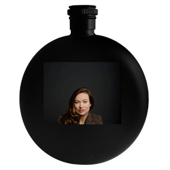 Olivia Wilde Round Flask