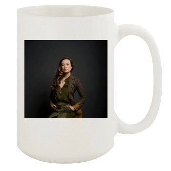 Olivia Wilde 15oz White Mug