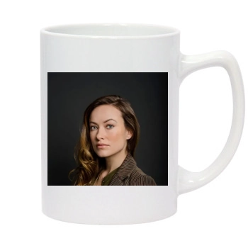 Olivia Wilde 14oz White Statesman Mug