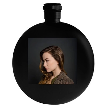 Olivia Wilde Round Flask