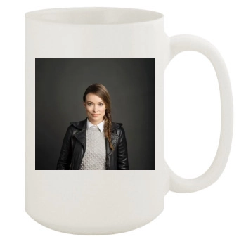 Olivia Wilde 15oz White Mug