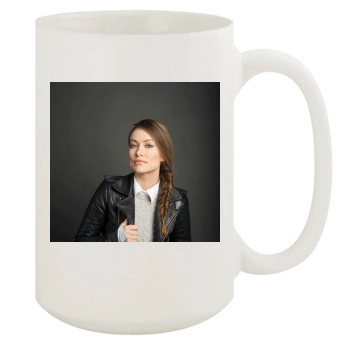 Olivia Wilde 15oz White Mug