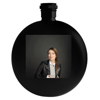 Olivia Wilde Round Flask