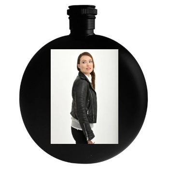 Olivia Wilde Round Flask