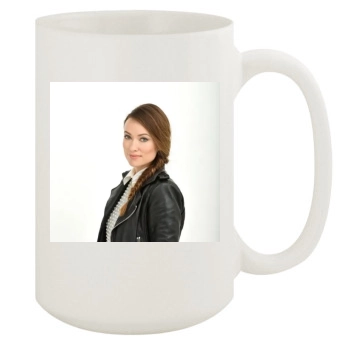 Olivia Wilde 15oz White Mug