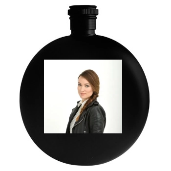 Olivia Wilde Round Flask