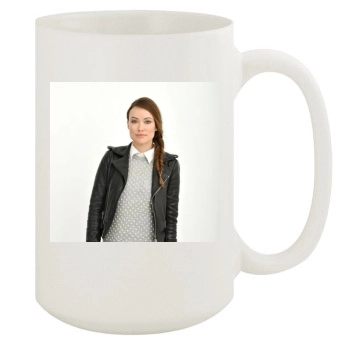 Olivia Wilde 15oz White Mug