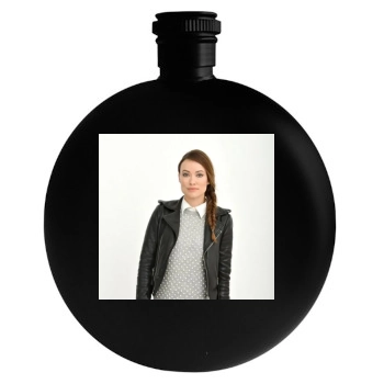 Olivia Wilde Round Flask