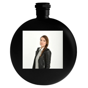 Olivia Wilde Round Flask