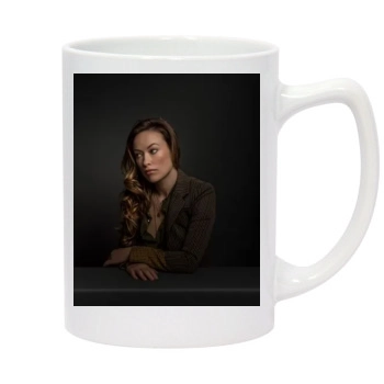 Olivia Wilde 14oz White Statesman Mug