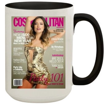 Olivia Wilde 15oz Colored Inner & Handle Mug