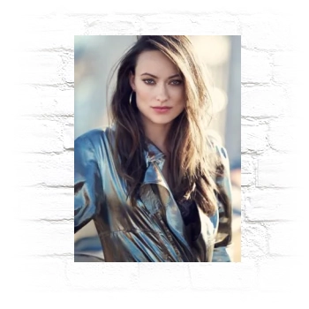 Olivia Wilde Metal Wall Art