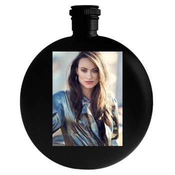 Olivia Wilde Round Flask