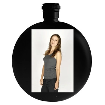 Olivia Wilde Round Flask