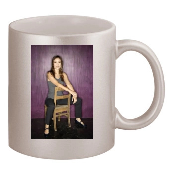 Olivia Wilde 11oz Metallic Silver Mug