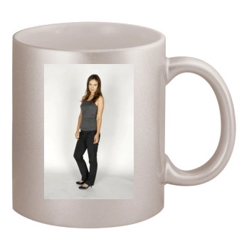 Olivia Wilde 11oz Metallic Silver Mug