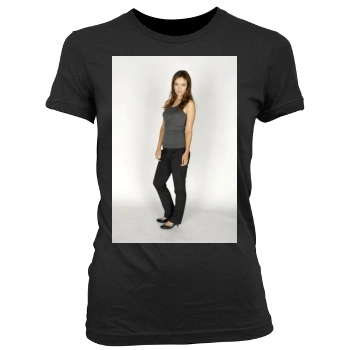 Olivia Wilde Women's Junior Cut Crewneck T-Shirt