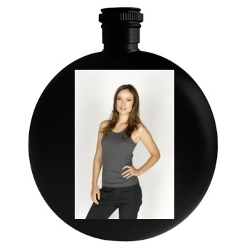 Olivia Wilde Round Flask