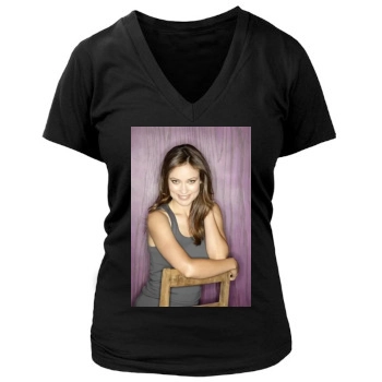 Olivia Wilde Women's Deep V-Neck TShirt