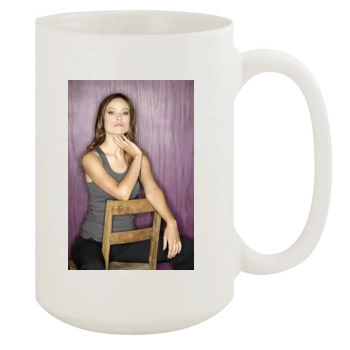 Olivia Wilde 15oz White Mug