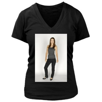 Olivia Wilde Women's Deep V-Neck TShirt