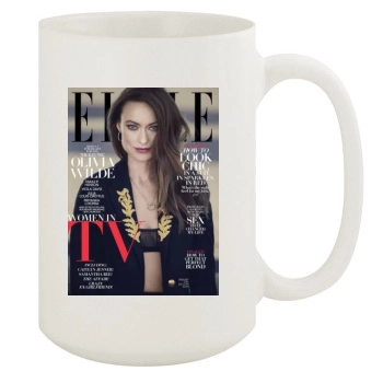 Olivia Wilde 15oz White Mug