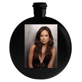 Olivia Wilde Round Flask