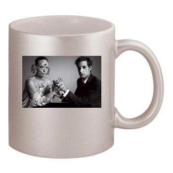 Olivia Wilde 11oz Metallic Silver Mug