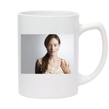 Olivia Wilde 14oz White Statesman Mug