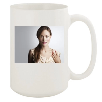 Olivia Wilde 15oz White Mug