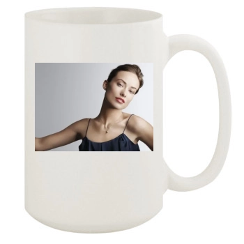 Olivia Wilde 15oz White Mug