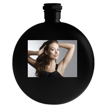 Olivia Wilde Round Flask