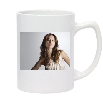 Olivia Wilde 14oz White Statesman Mug