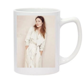 Olivia Wilde 14oz White Statesman Mug