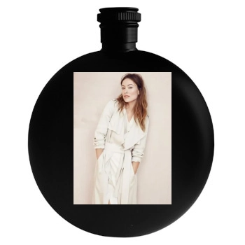 Olivia Wilde Round Flask