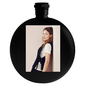 Olivia Wilde Round Flask