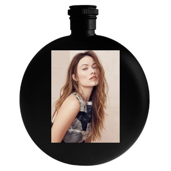 Olivia Wilde Round Flask