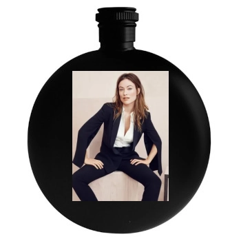 Olivia Wilde Round Flask