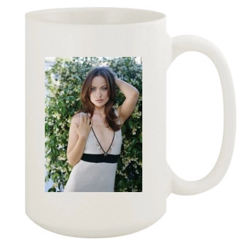 Olivia Wilde 15oz White Mug