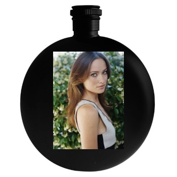 Olivia Wilde Round Flask