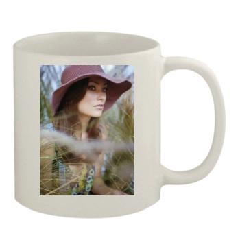 Olivia Wilde 11oz White Mug