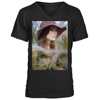 Olivia Wilde Men's V-Neck T-Shirt