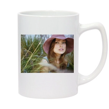 Olivia Wilde 14oz White Statesman Mug