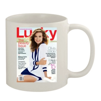 Olivia Wilde 11oz White Mug