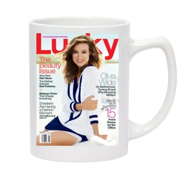 Olivia Wilde 14oz White Statesman Mug