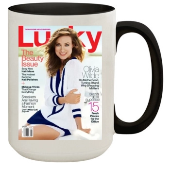 Olivia Wilde 15oz Colored Inner & Handle Mug