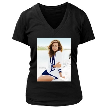 Olivia Wilde Women's Deep V-Neck TShirt