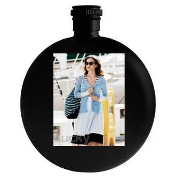 Olivia Wilde Round Flask