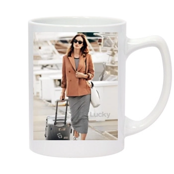 Olivia Wilde 14oz White Statesman Mug