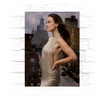 Olivia Wilde Metal Wall Art